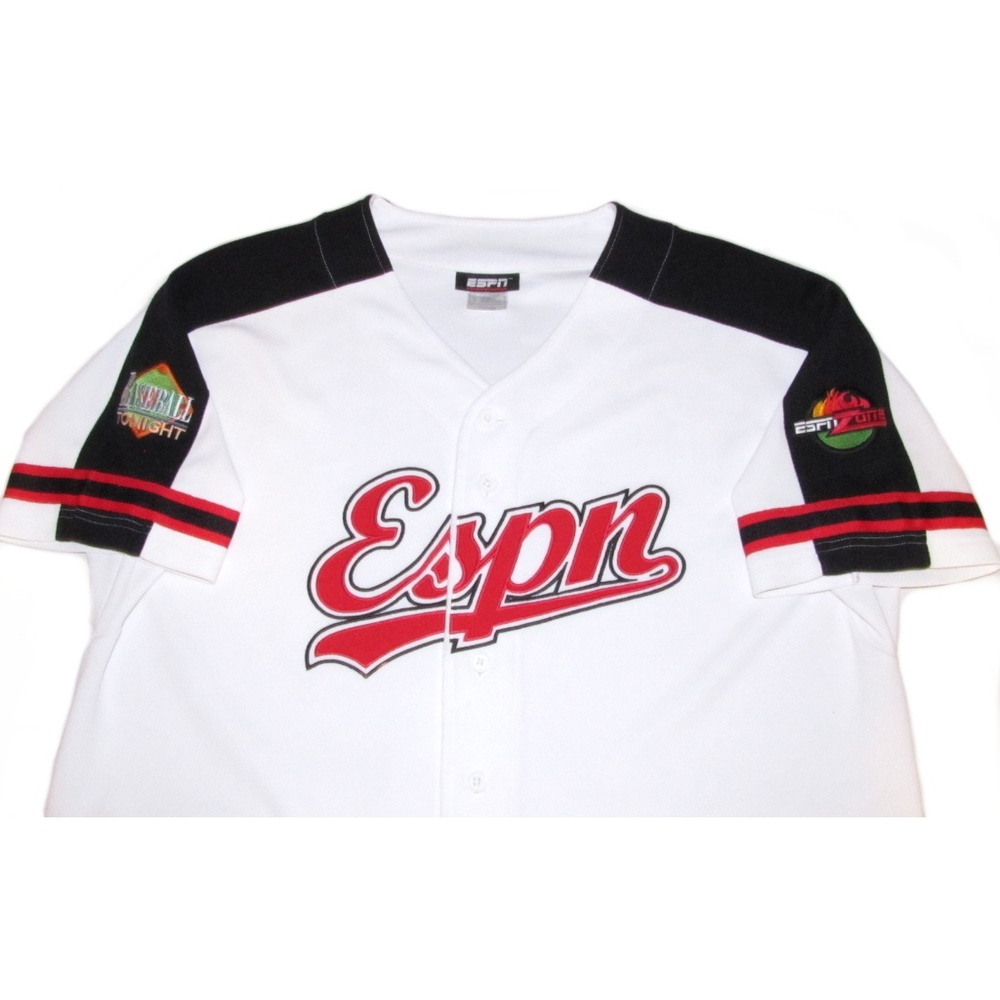 RARE! Vintage Y2K - Authentic ESPN Baseball Tonight Men’s Jersey Sz L